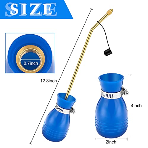 Backyard Sprayer Applicator with Lengthy Copper Tube - Bulb Duster for Natural Gardening Provides (Blue Fashion, 1 Piece)