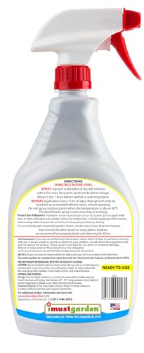 I Should Backyard Insect Management Spray - 32oz for Eliminating and Deterring Aphids, Whiteflies, Mites, Gnats, and Extra